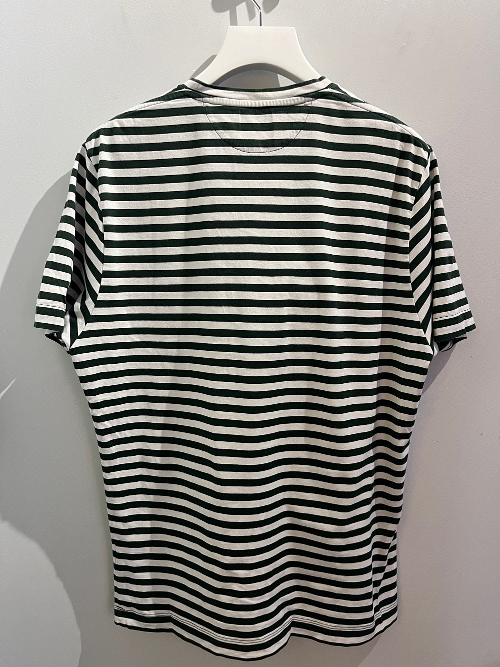 Green sailor T-shirt in organic cotton