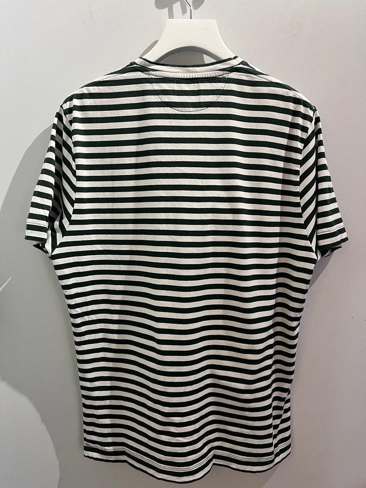 Green sailor T-shirt in organic cotton