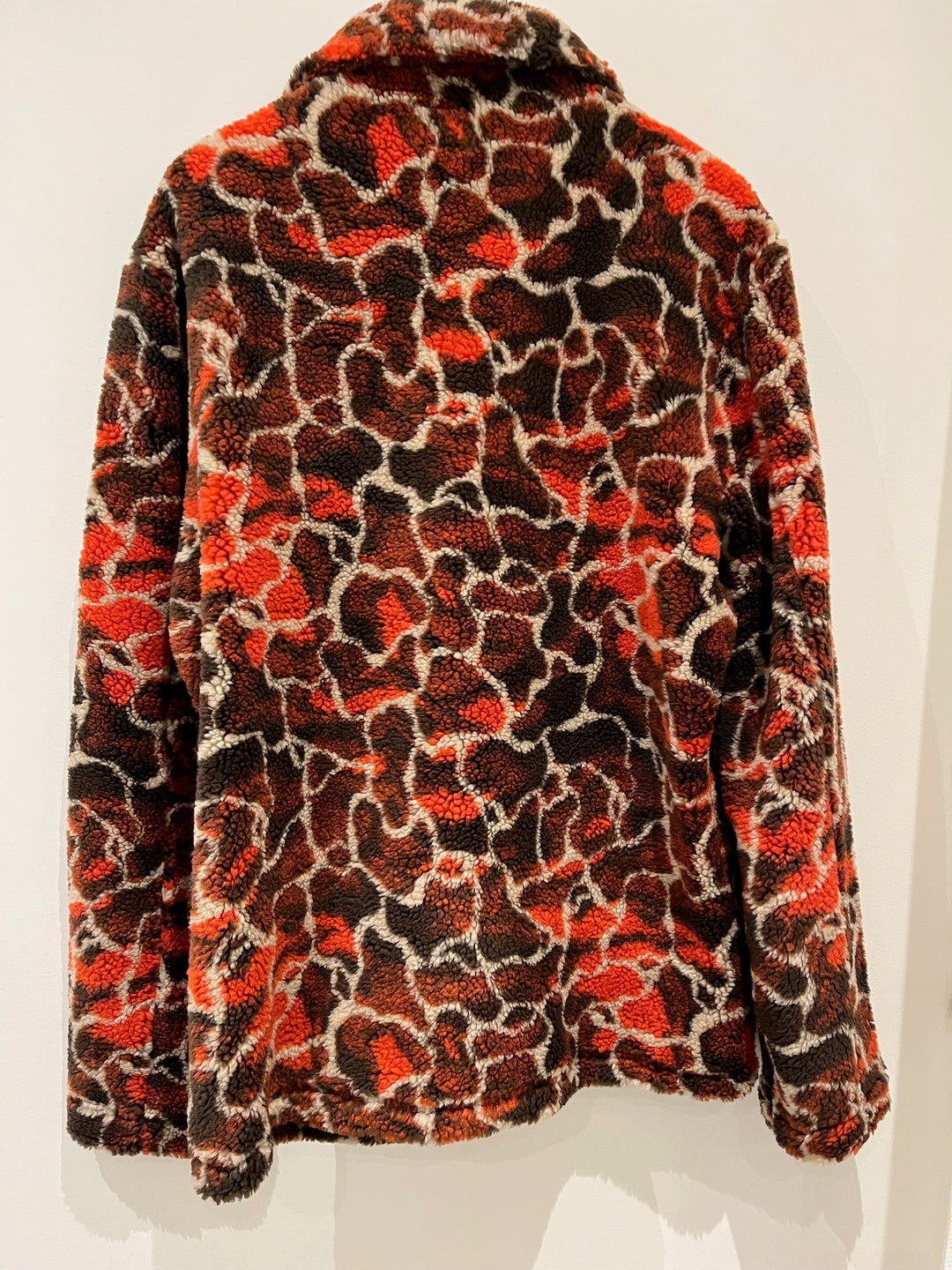 SQUARE RECYCLED POLAR SHIRT Red