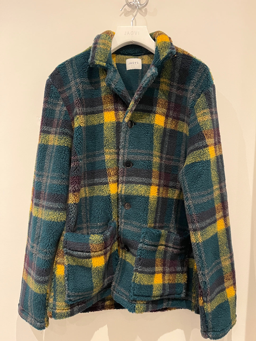 SQUARE RECYCLED POLAR SHIRT Red