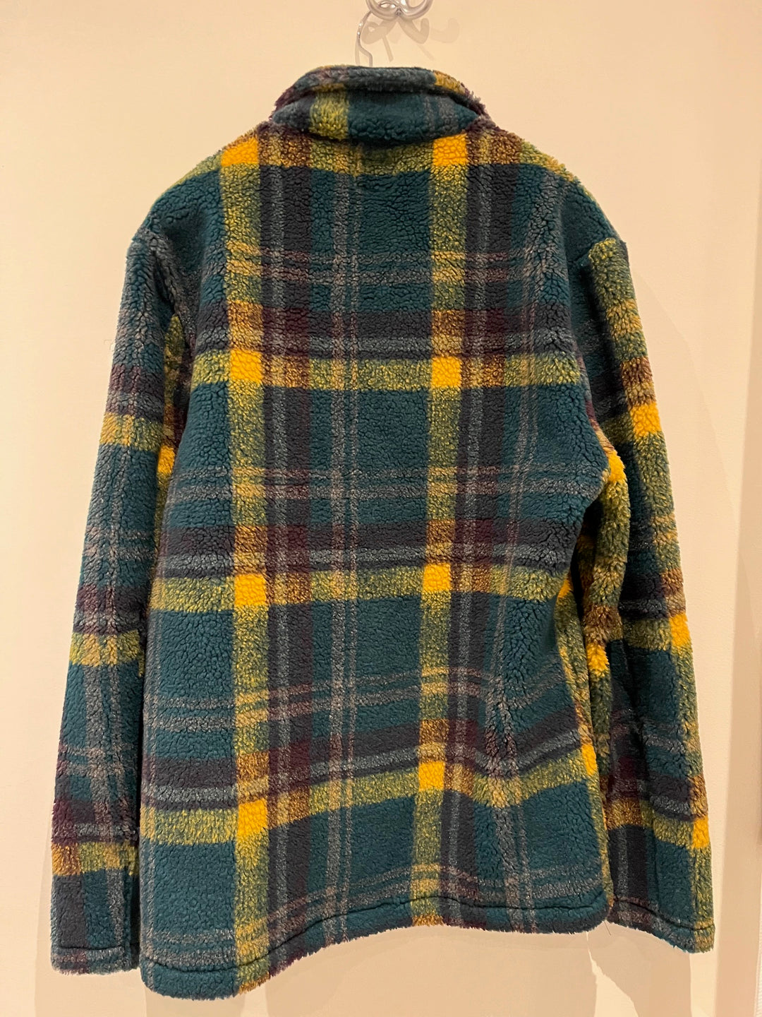 SQUARE RECYCLED POLAR SHIRT Red