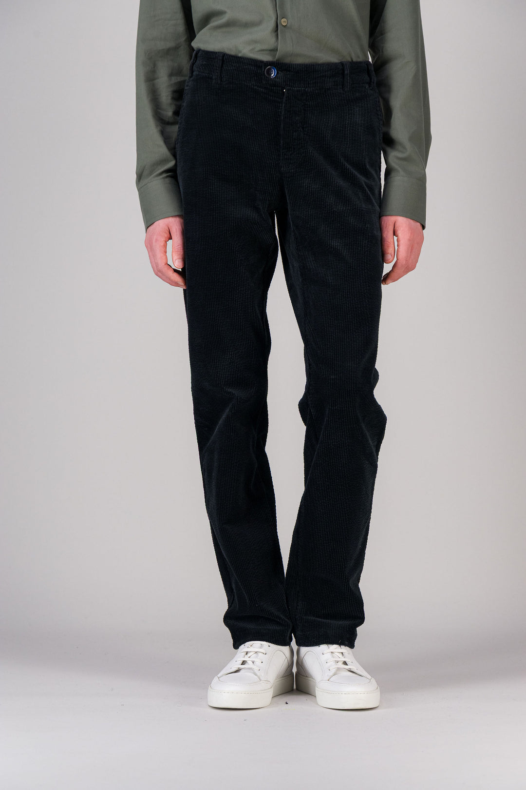 City pant en velours noir