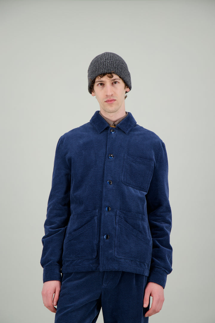 Veste Workwear velours marine
