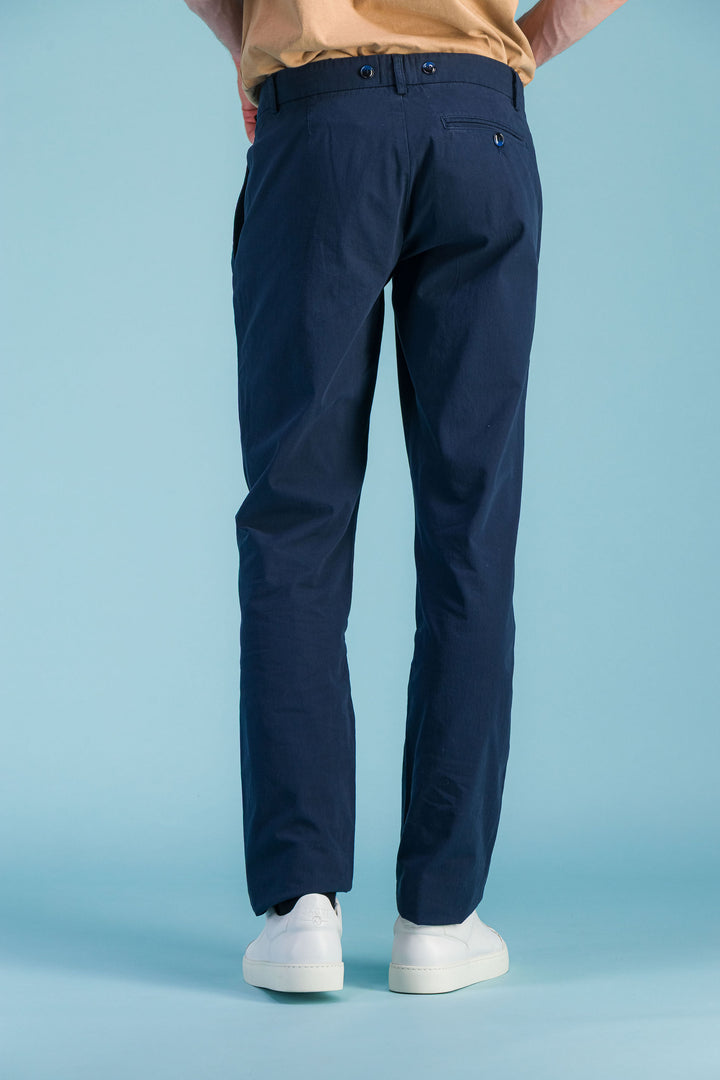 Blue city pant with darts