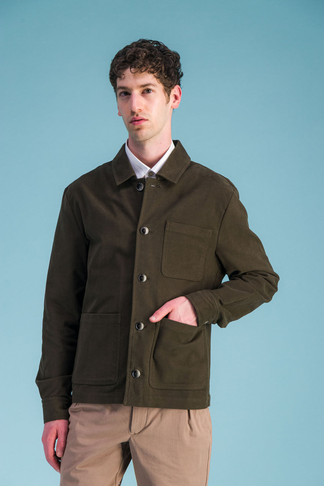 Veste Workwear vert kaki
