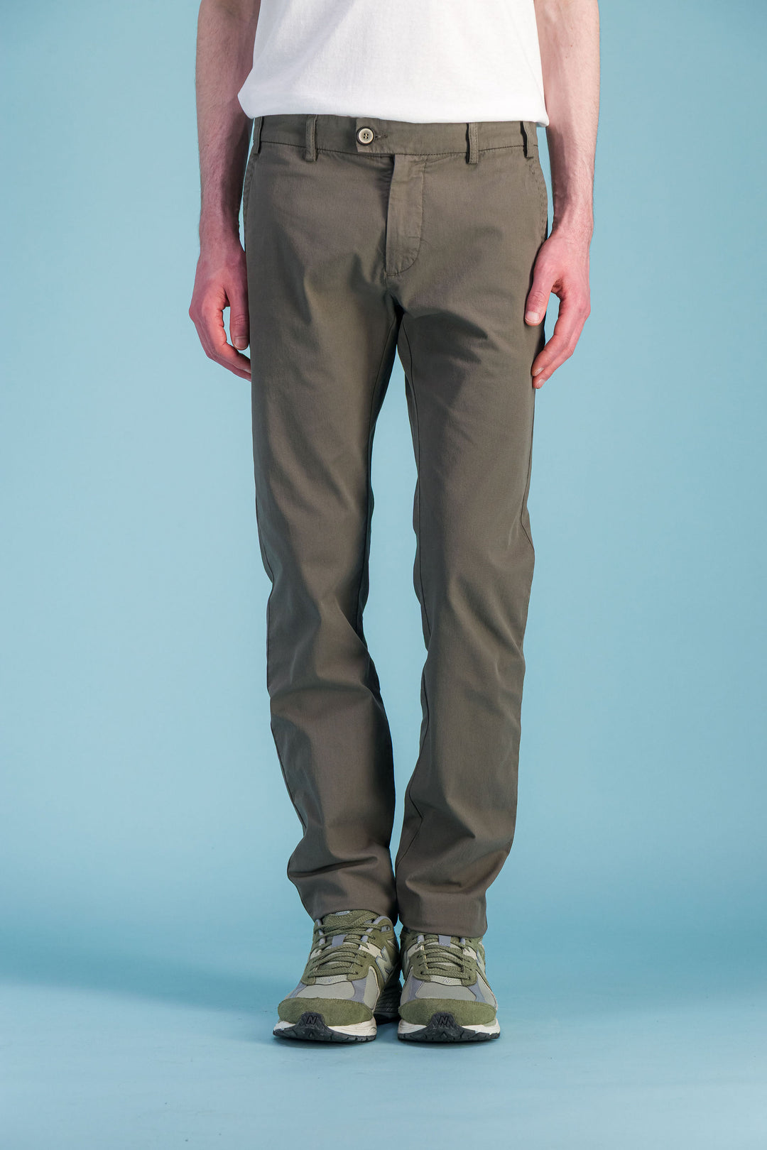 City trousers lightweight organic cotton navy
