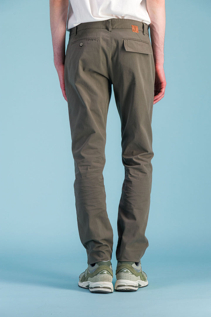 City trousers lightweight organic cotton navy