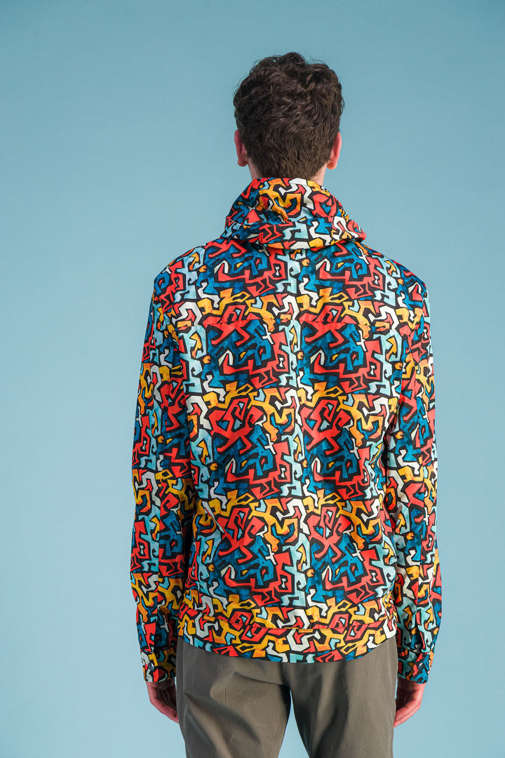 Veste imperméable "Alpinist" Print Abstract