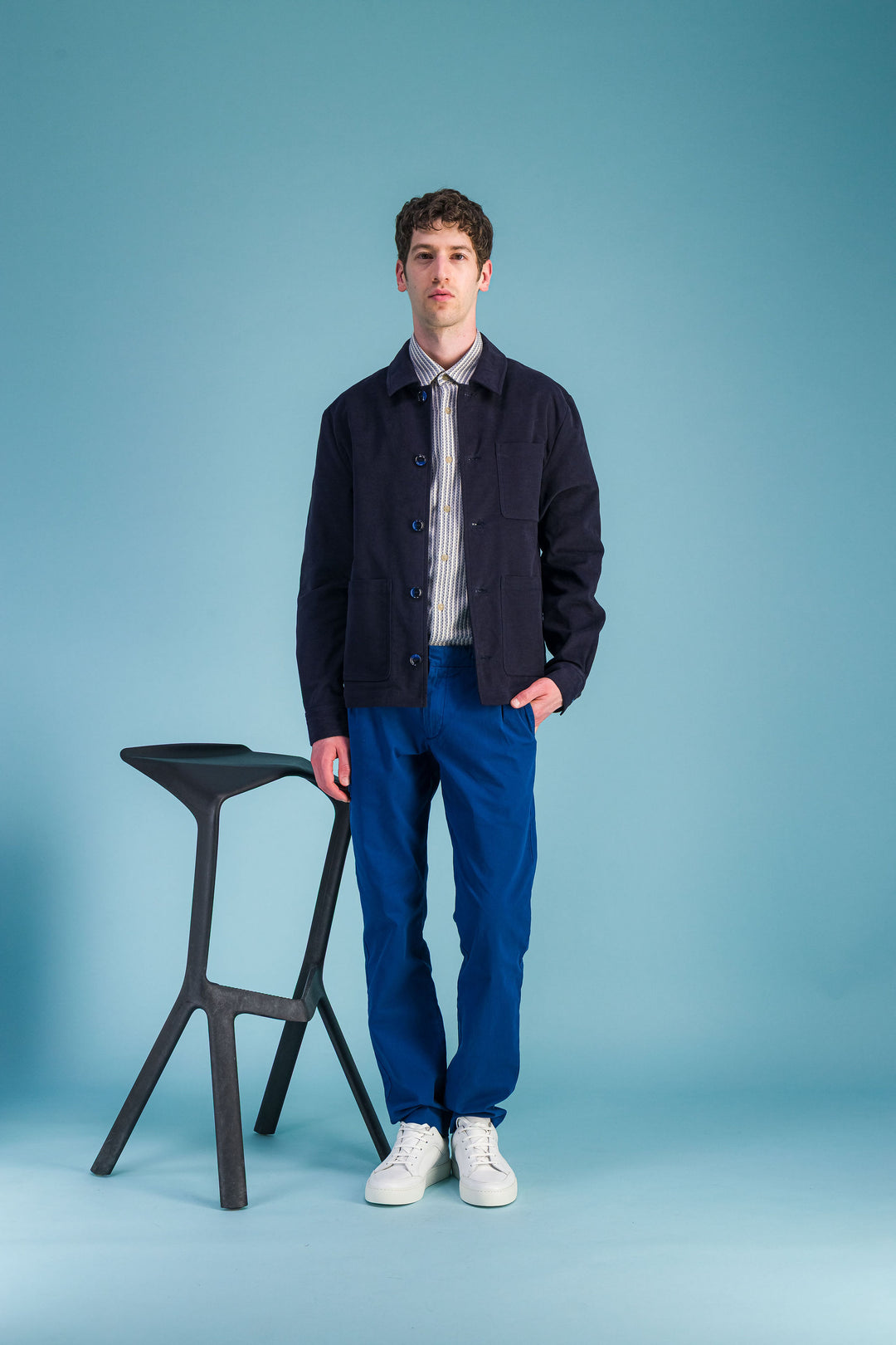 Navy Workwear Jacket