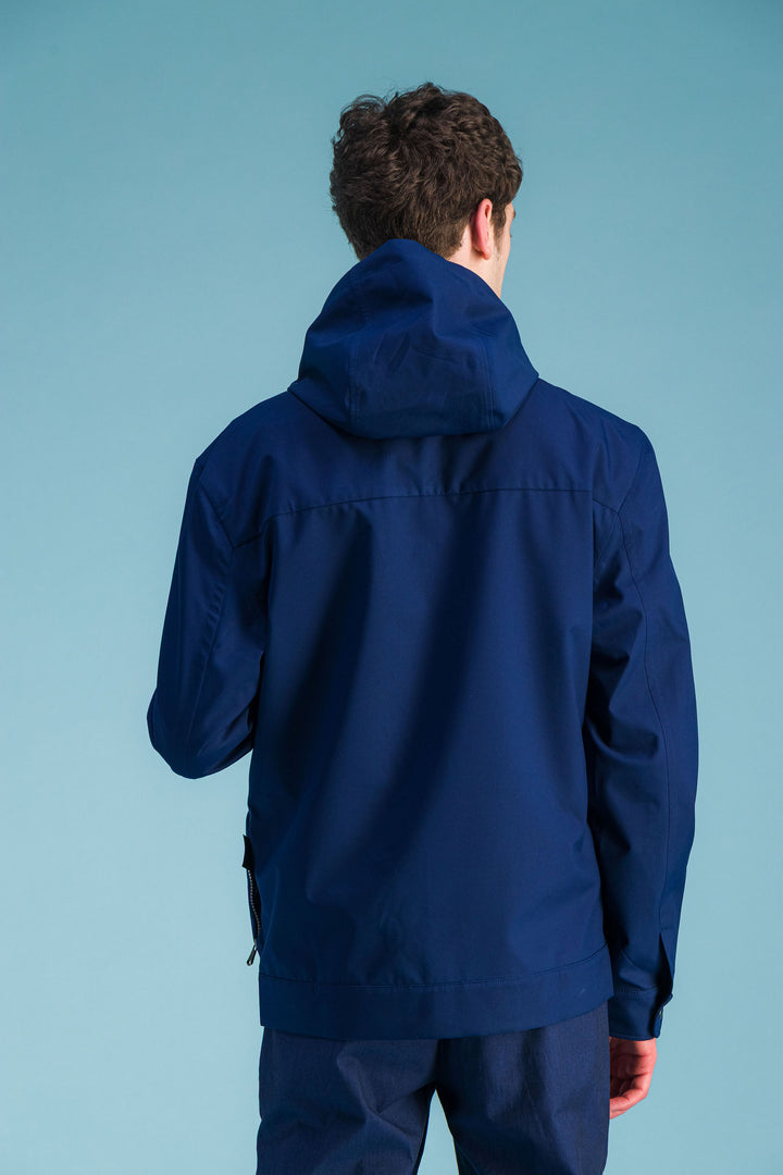 Alpinist’ waterproof jacket ocean blue