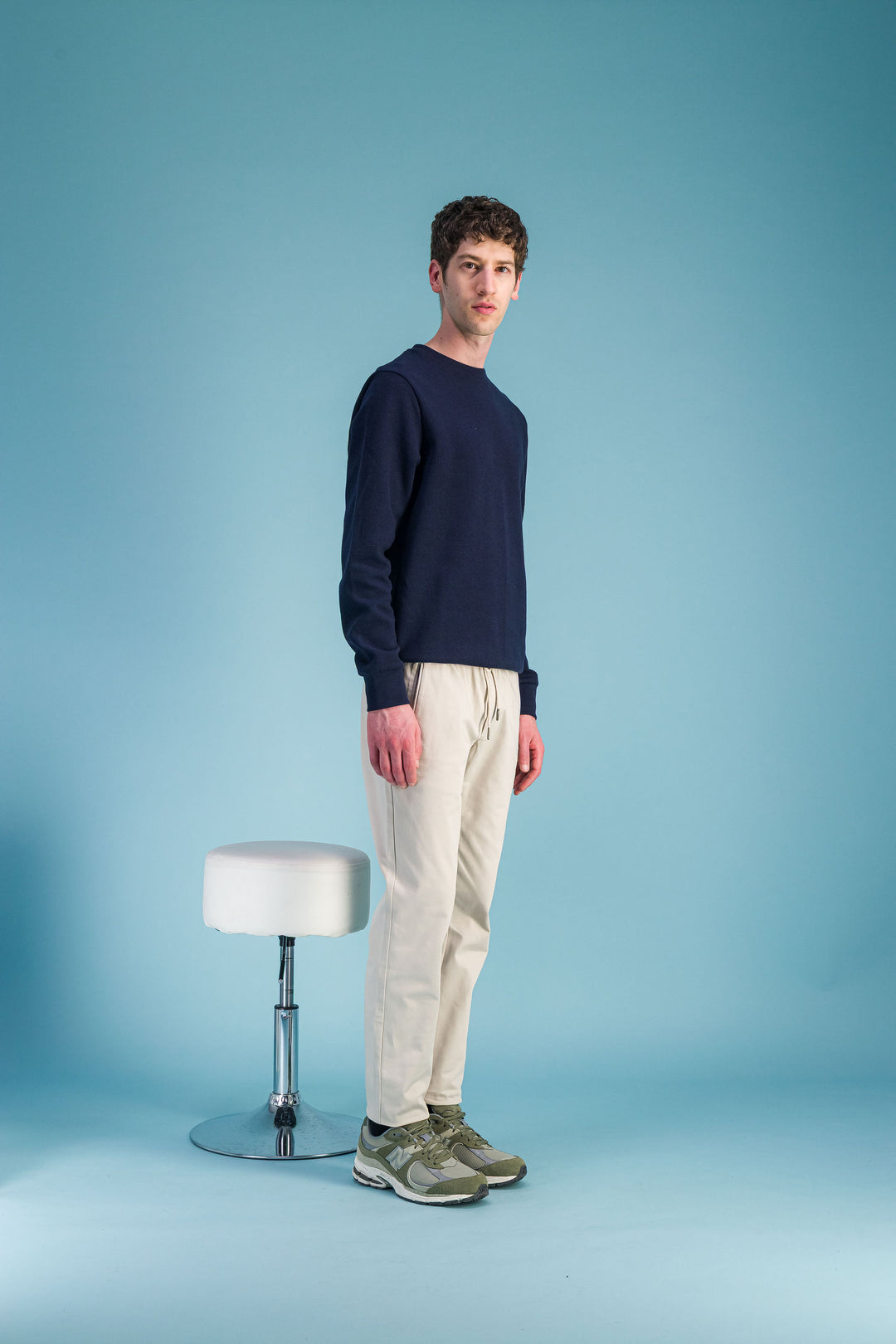 Sporty city pants blue denim