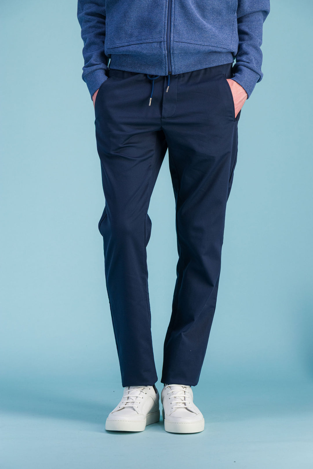 Sporty city pants blue denim
