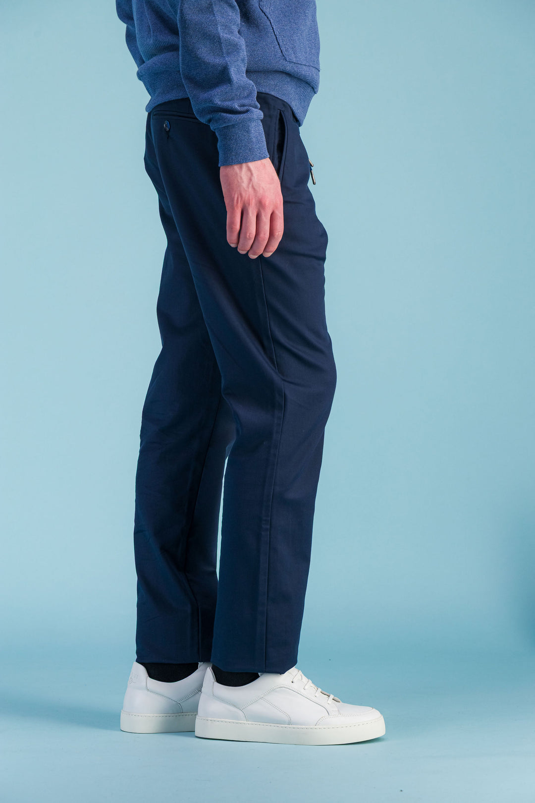 Sporty city pants blue denim