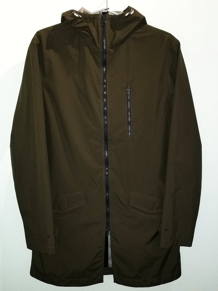 Parka longue kaki