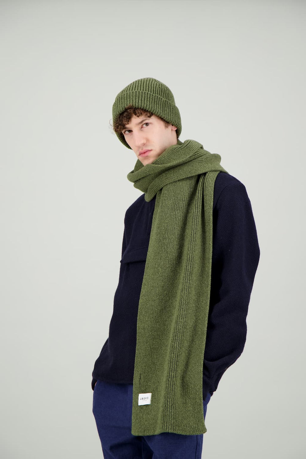 Bonnet_tricoté_kaki_laine_mérinos-2