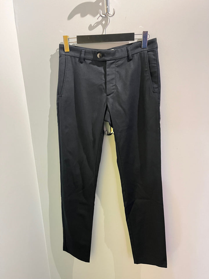 Pantalon en coton laine anthracite stretch