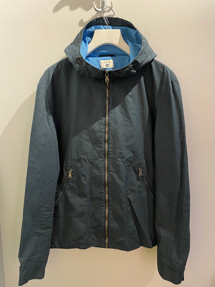 Waxed cotton parka