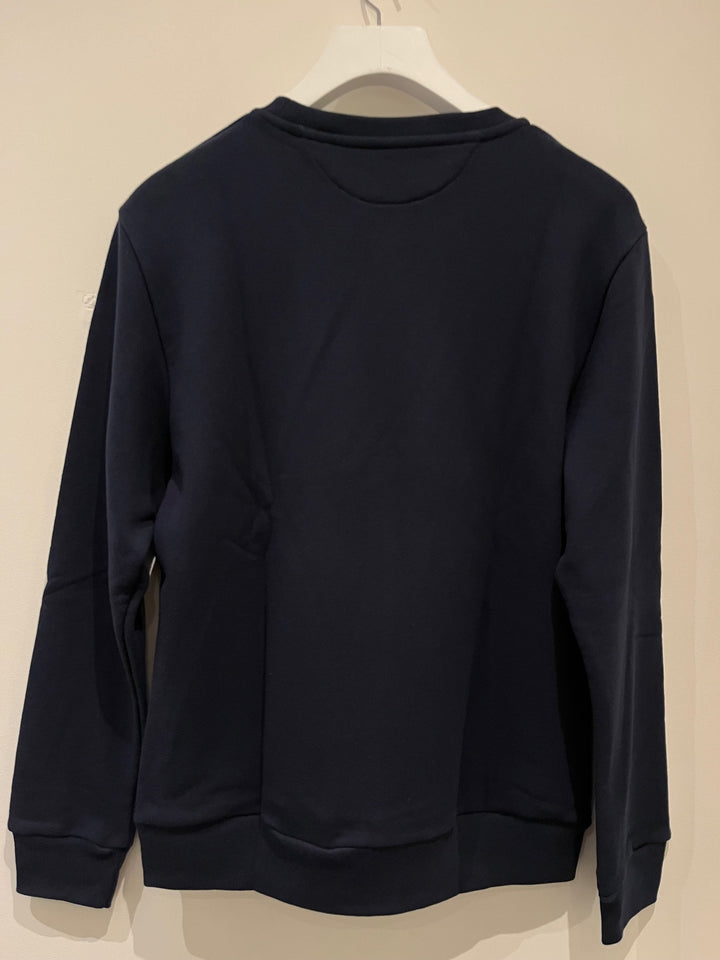 Sweat coton bio marine brodé