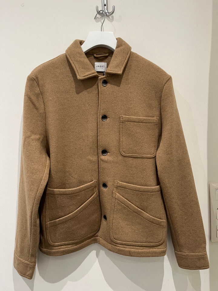 Veste workwear laine beige