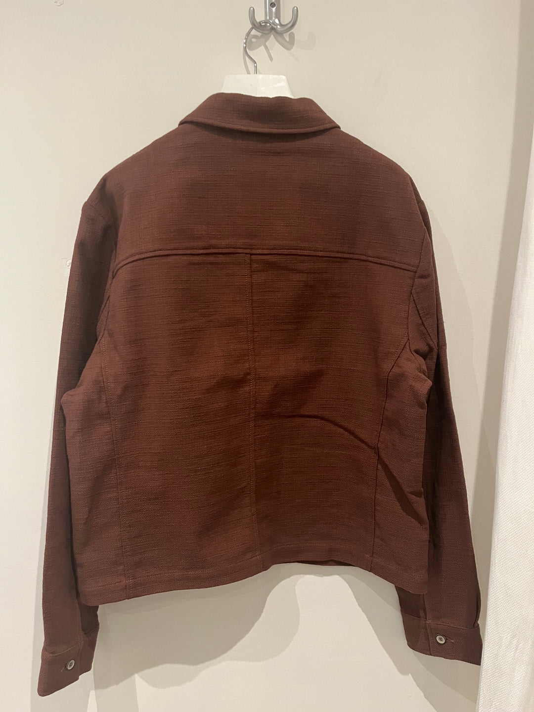 Veste workwear coton mélangé marron rouille
