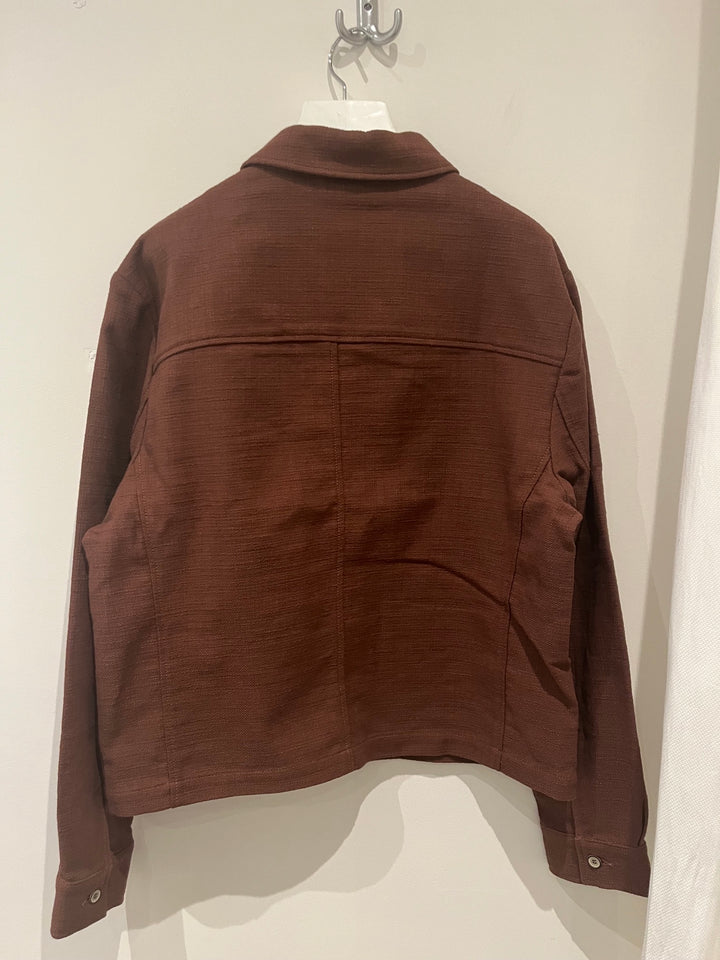 Veste workwear coton mélangé marron rouille