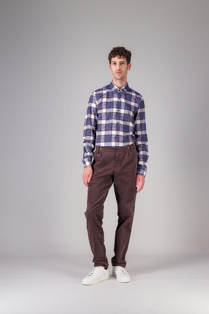 City pant in khaki corduroy