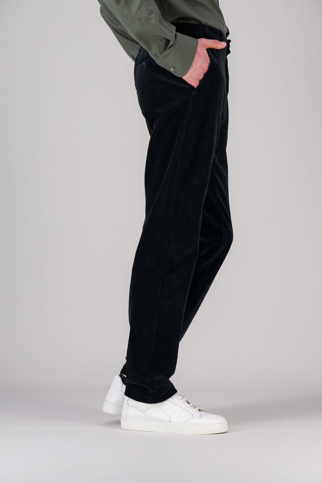 City pant in khaki corduroy