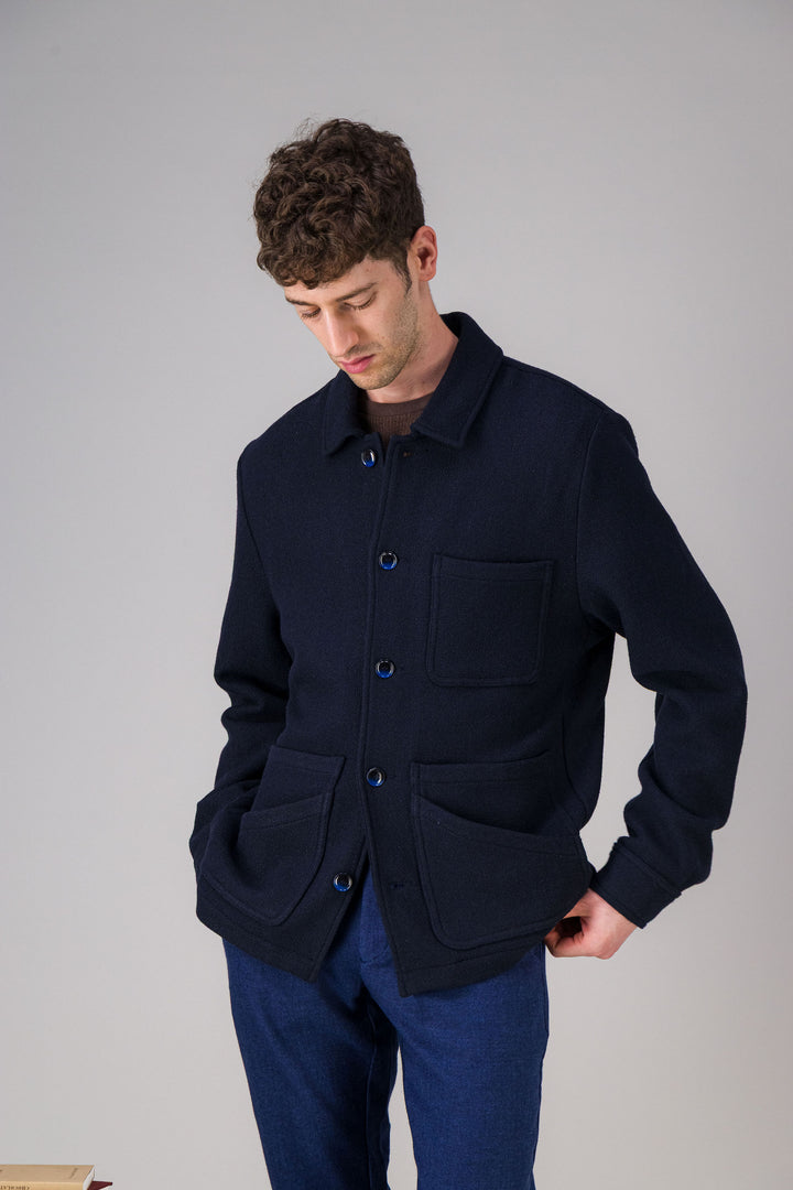 Veste Workwear laine marine