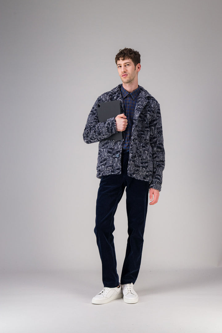 Overshirt in recycled fleece