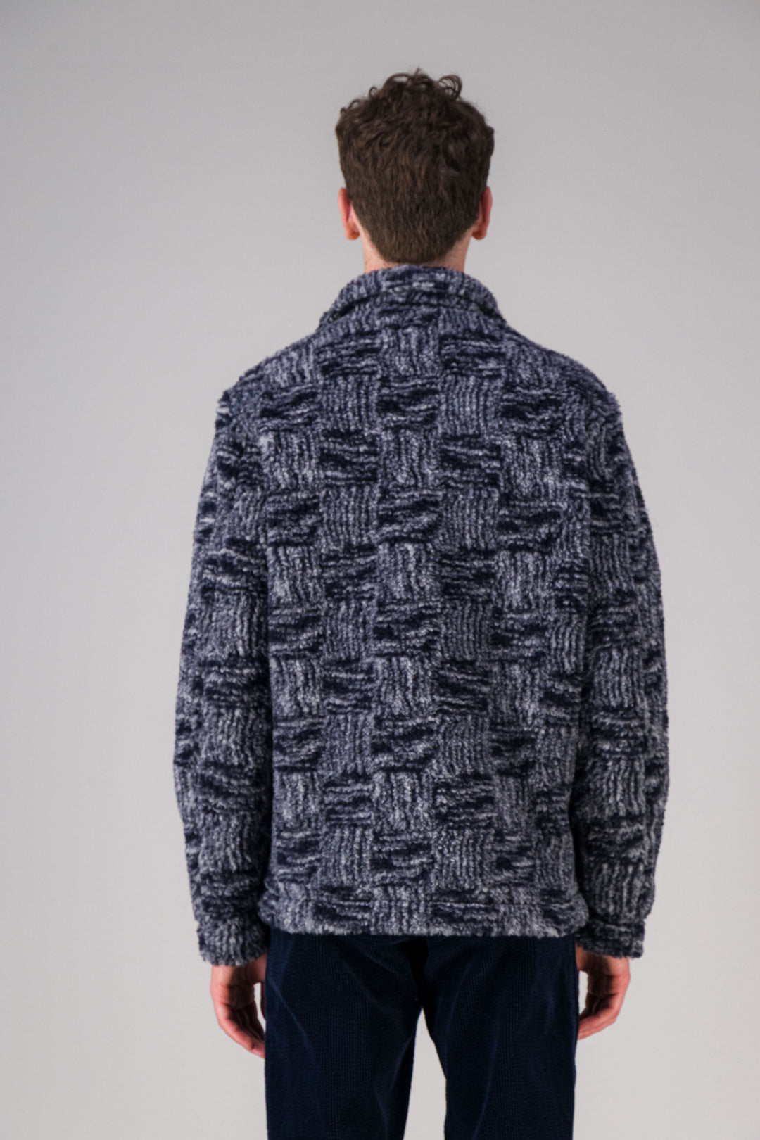 Overshirt in recycled fleece