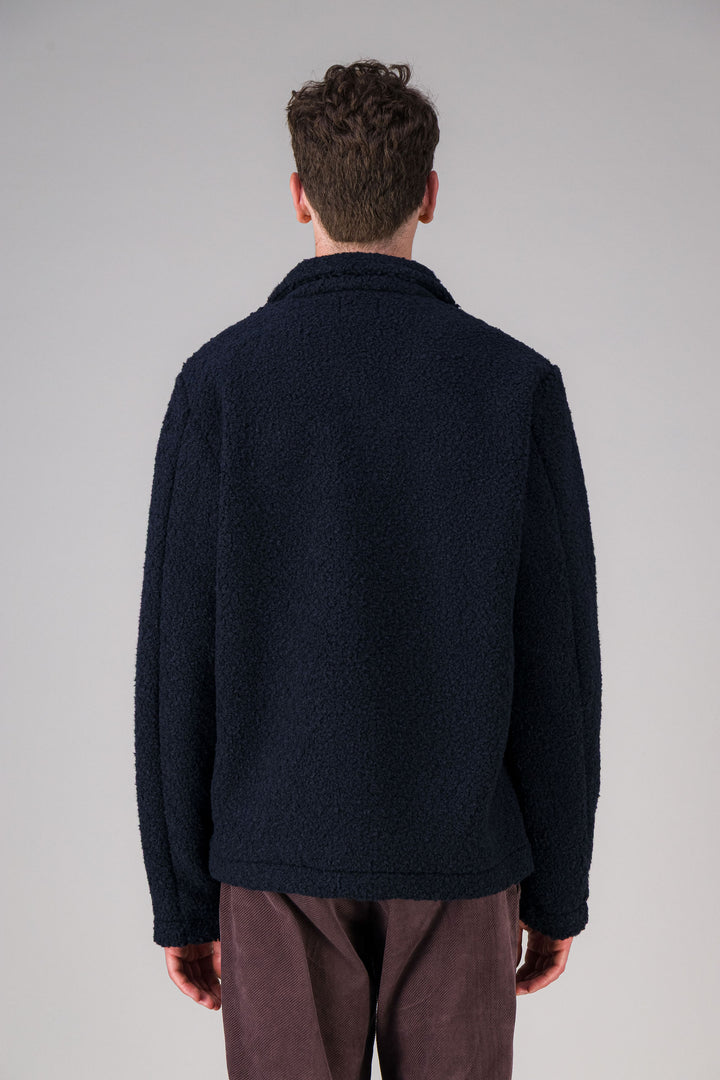 Overshirt in recycled fleece