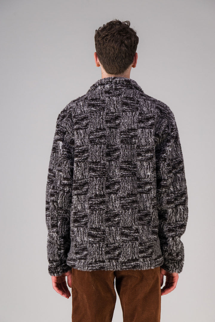 Overshirt in recycled fleece