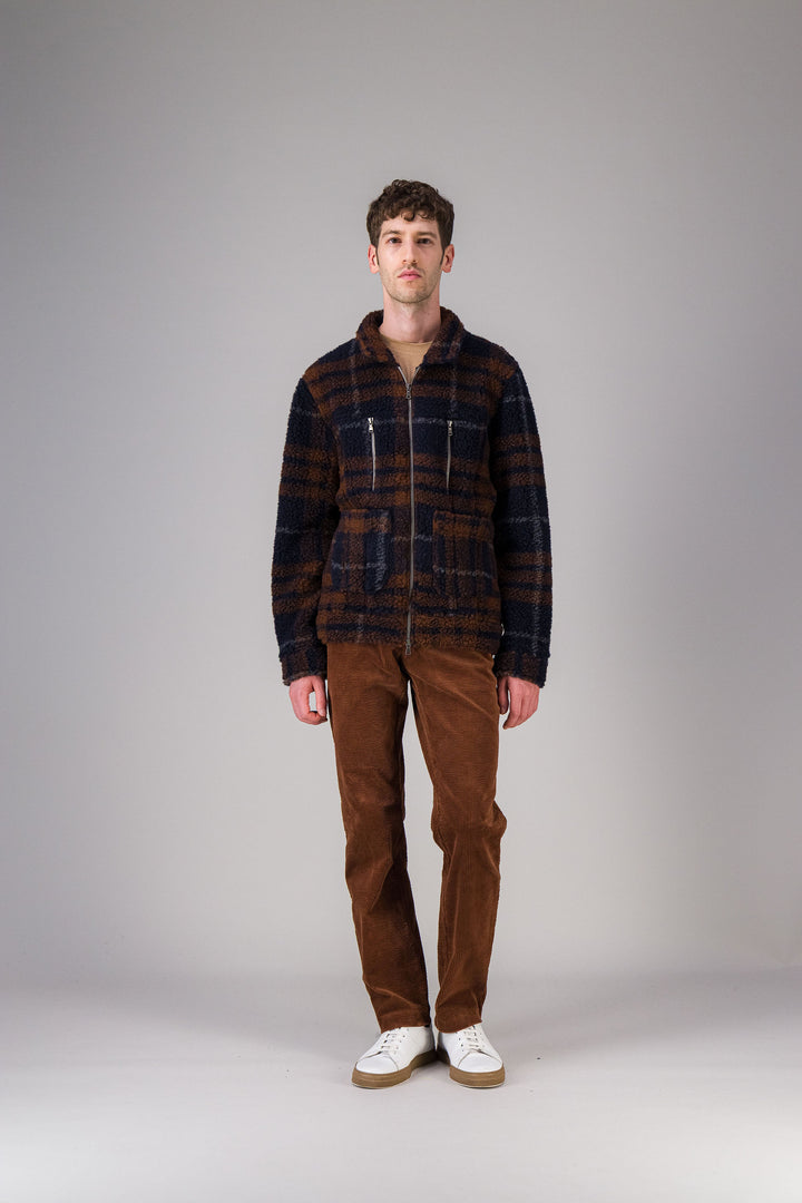 Overshirt in recycled fleece