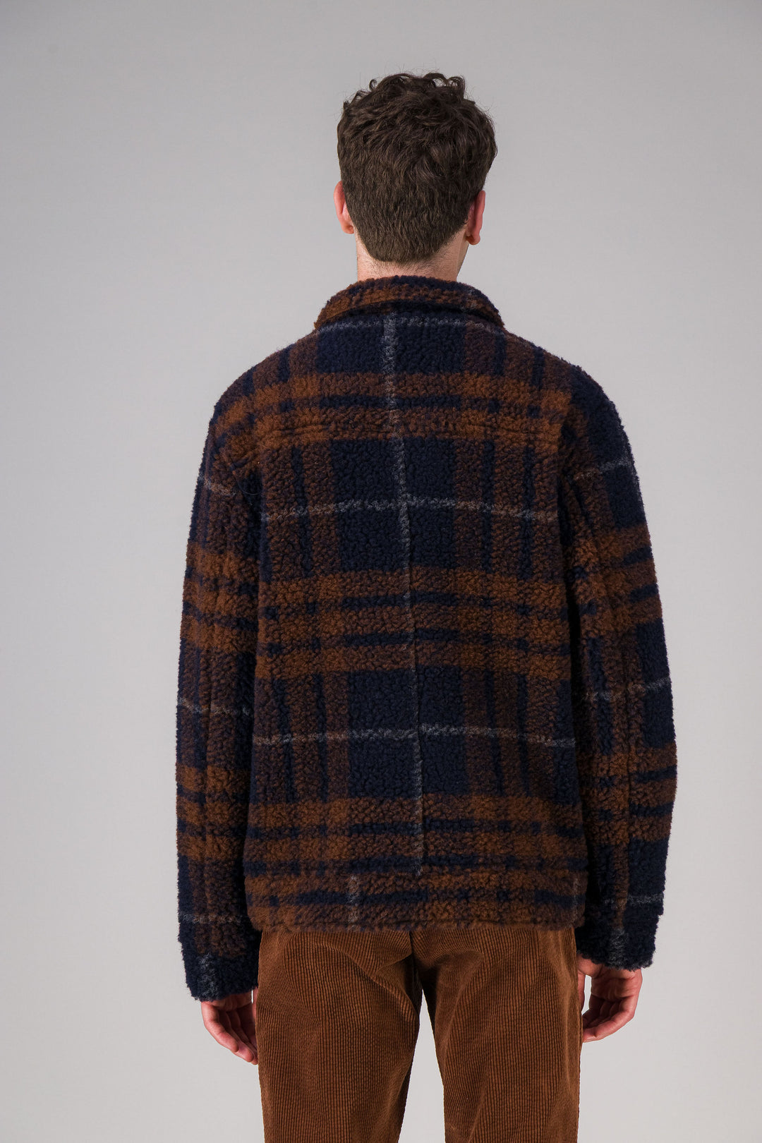 Overshirt in recycled fleece