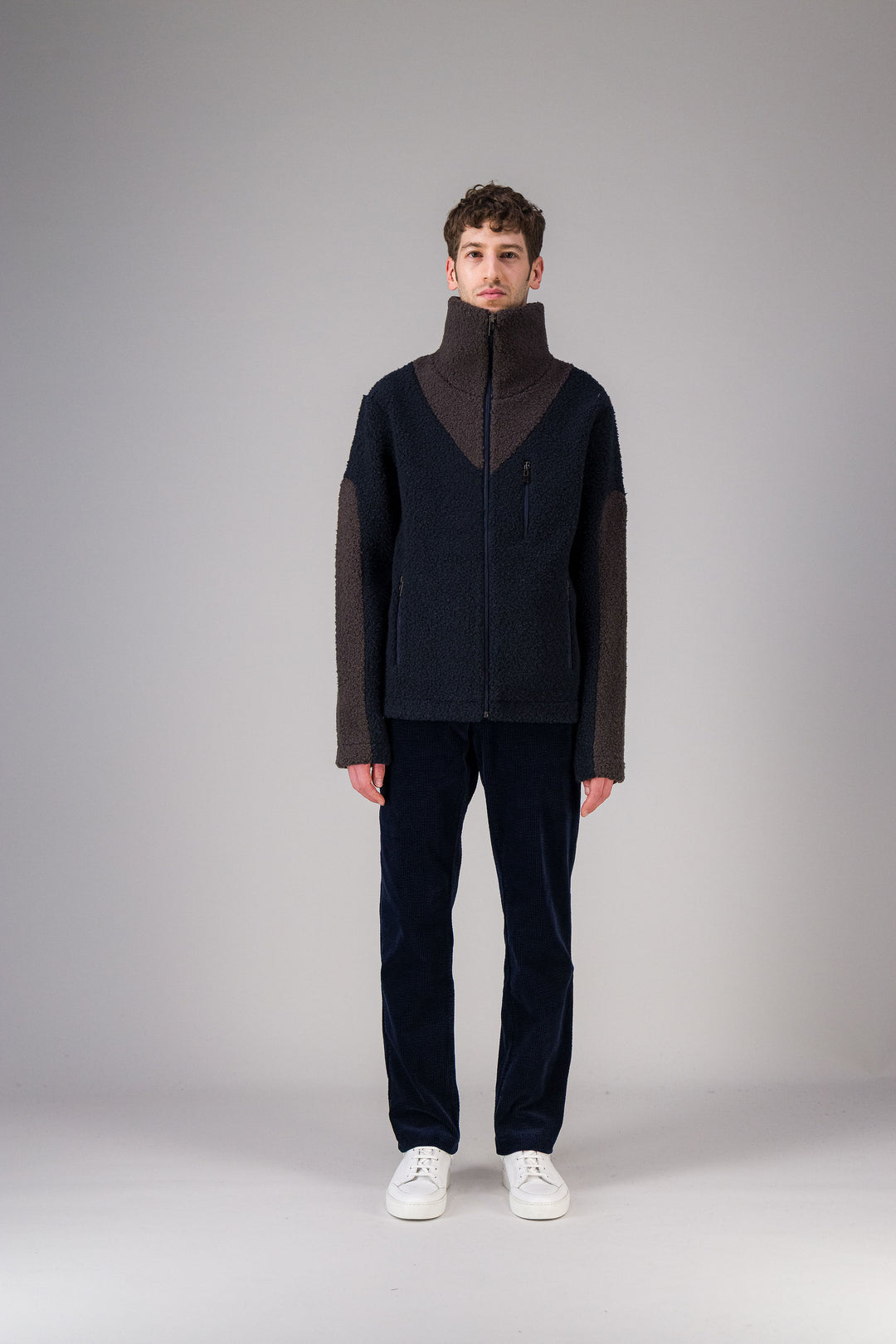 Overshirt in recycled fleece