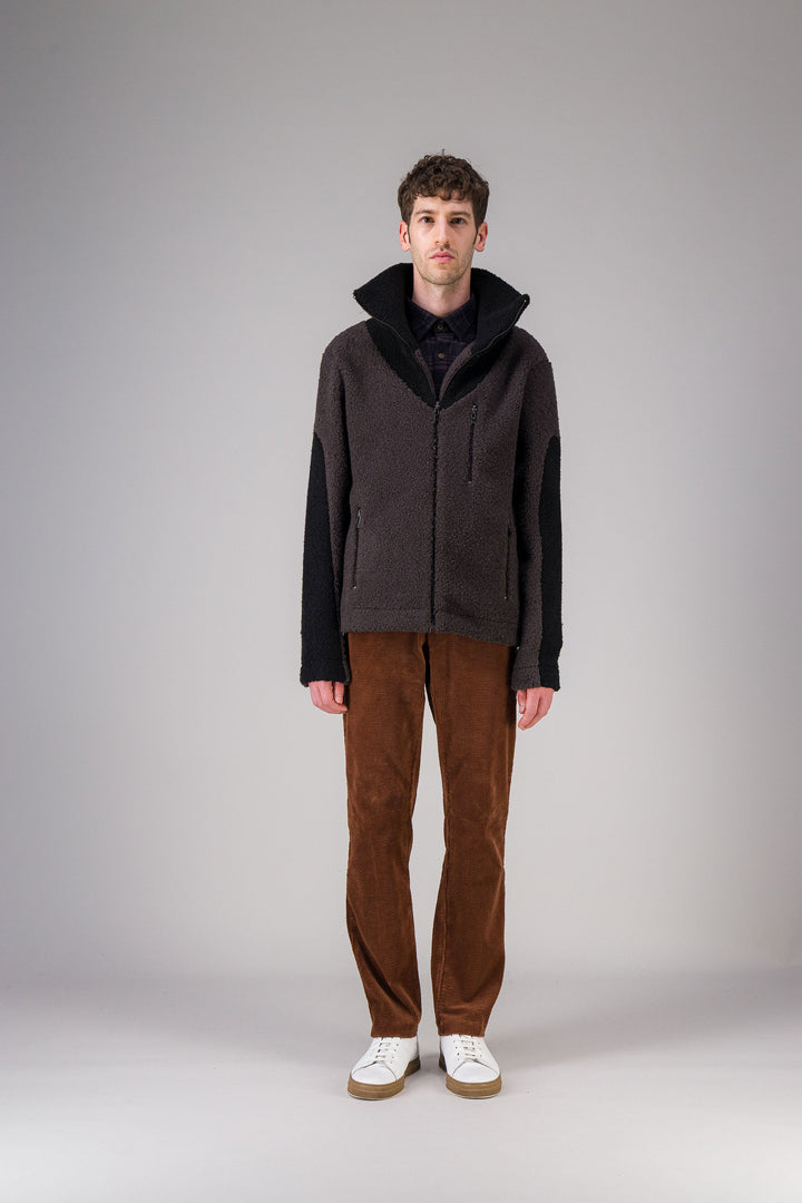 Overshirt in recycled fleece