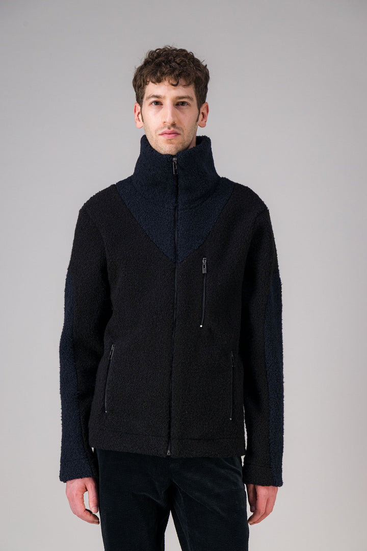 Overshirt in recycled fleece
