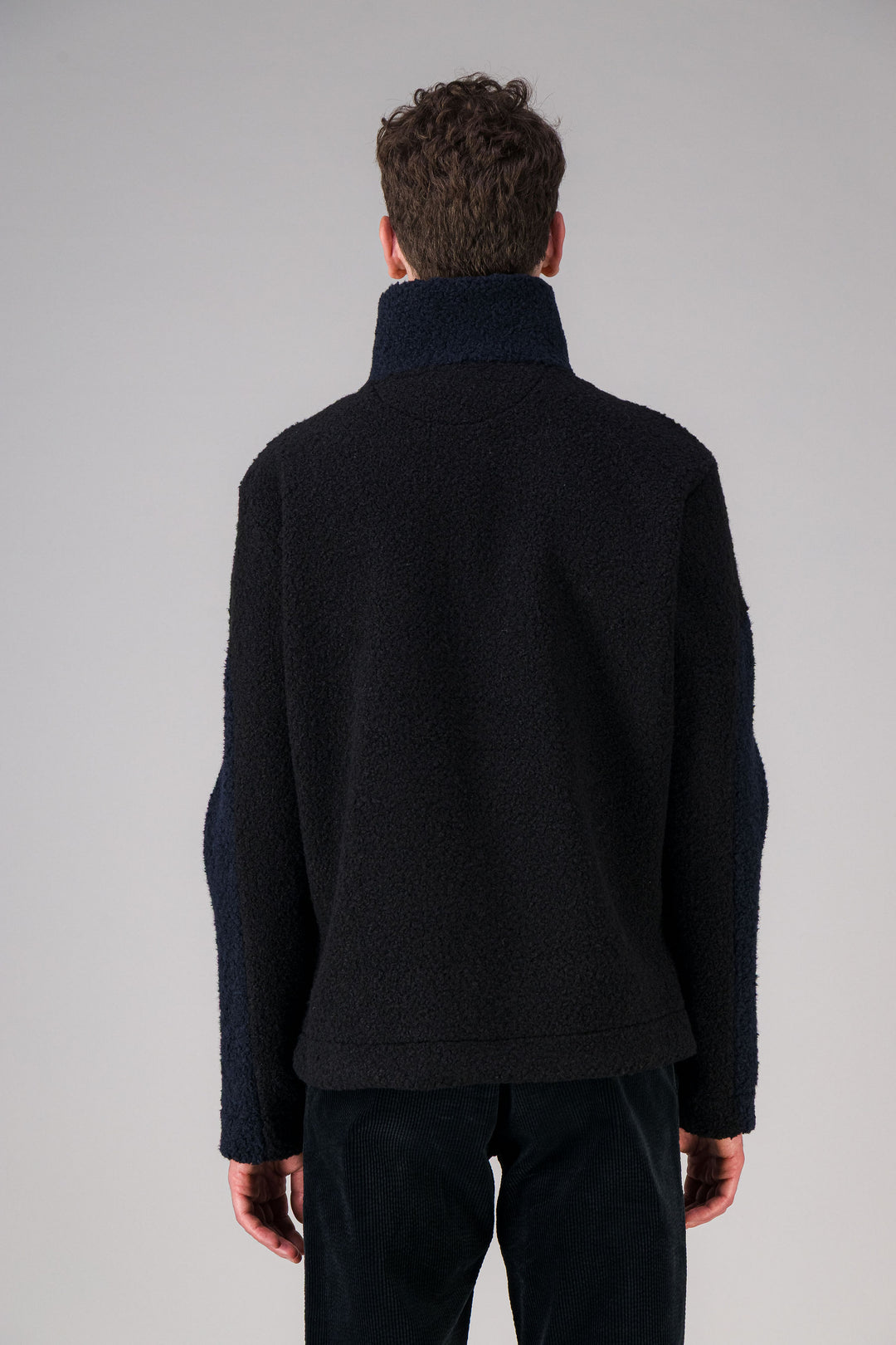Overshirt in recycled fleece