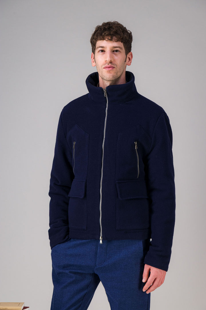 Navy Wool Jacket