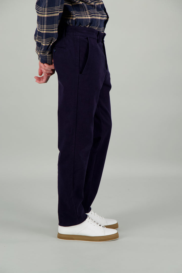 City pant coton BIO marine