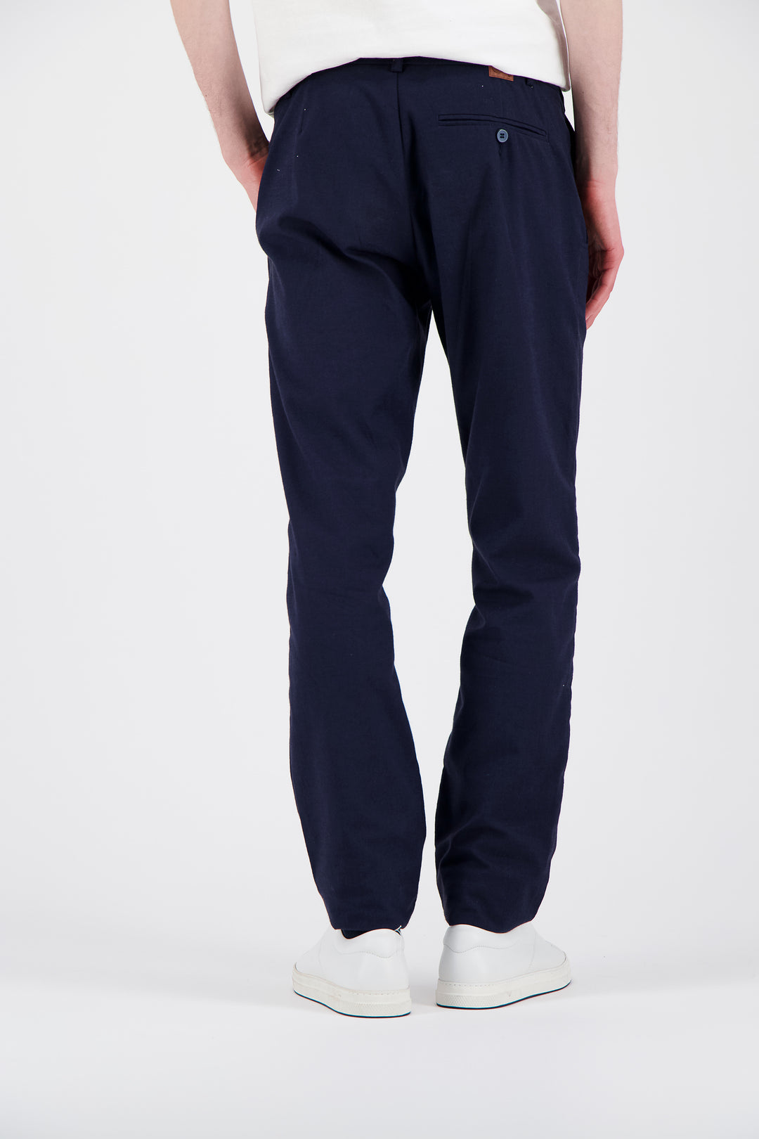 Blue city pant with darts