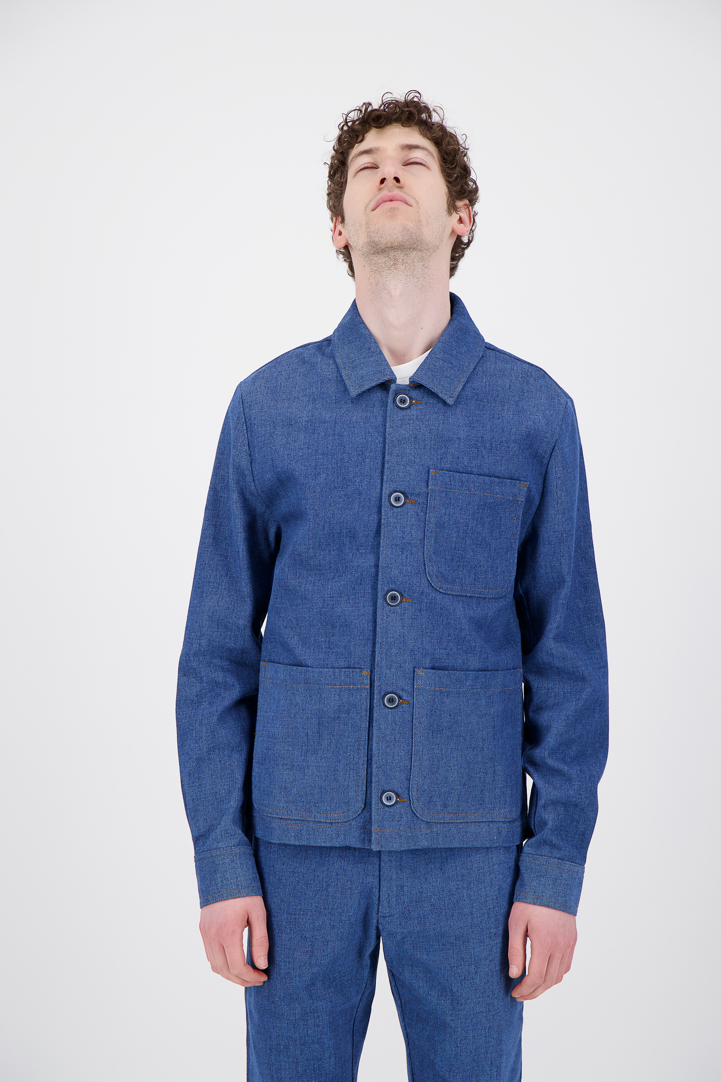 Men u denim work jacket online