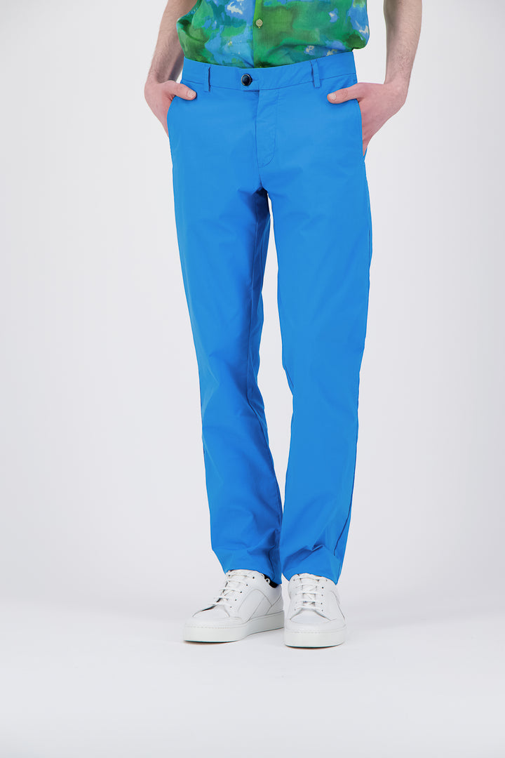 City pant coton BIO léger bleu océan