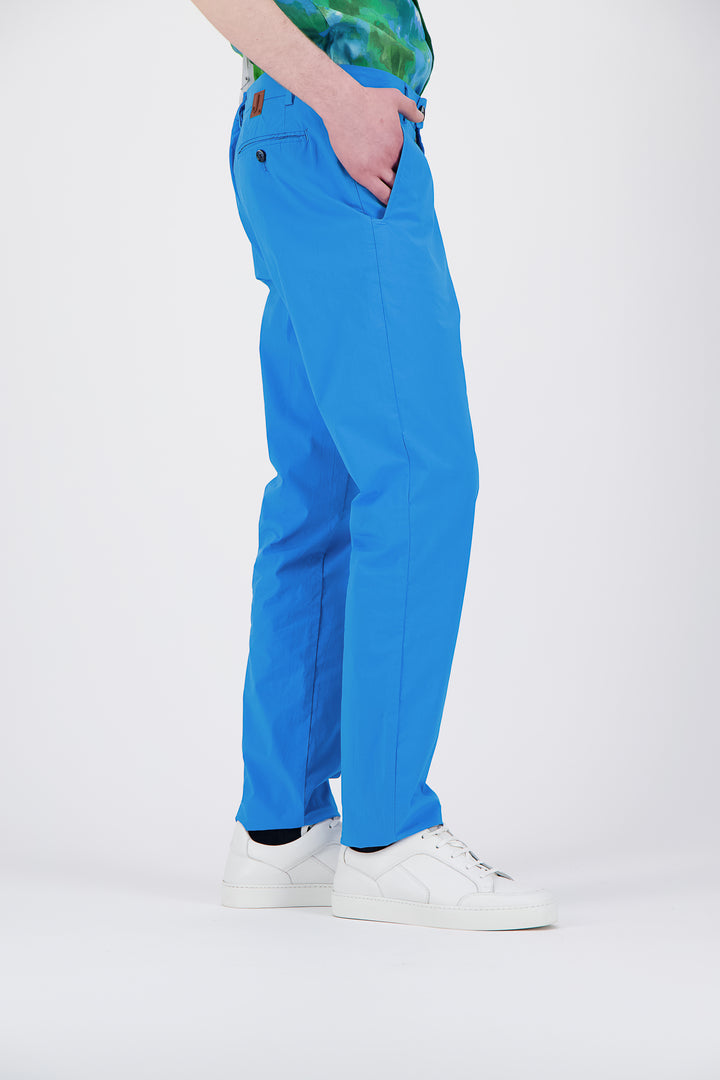 City pant coton BIO léger bleu océan