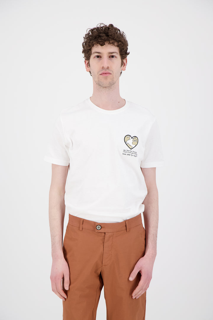 T Shirt coton bio japonais beige earth