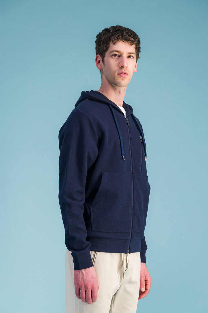 Navy hoodie