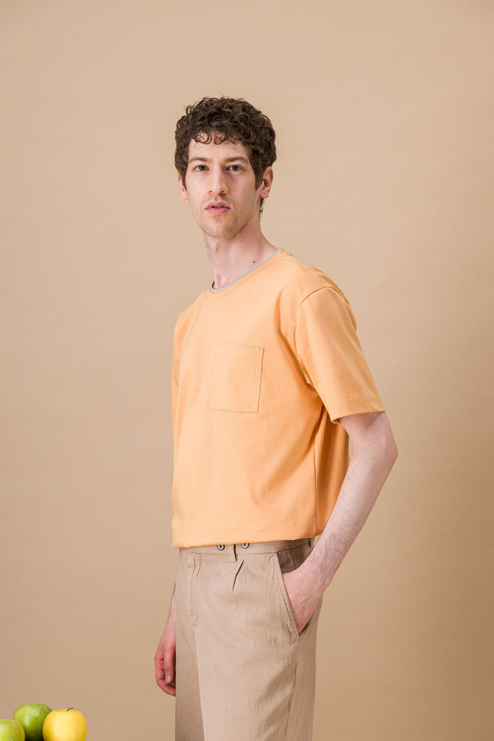Japanese organic cotton khaki T Shirt
