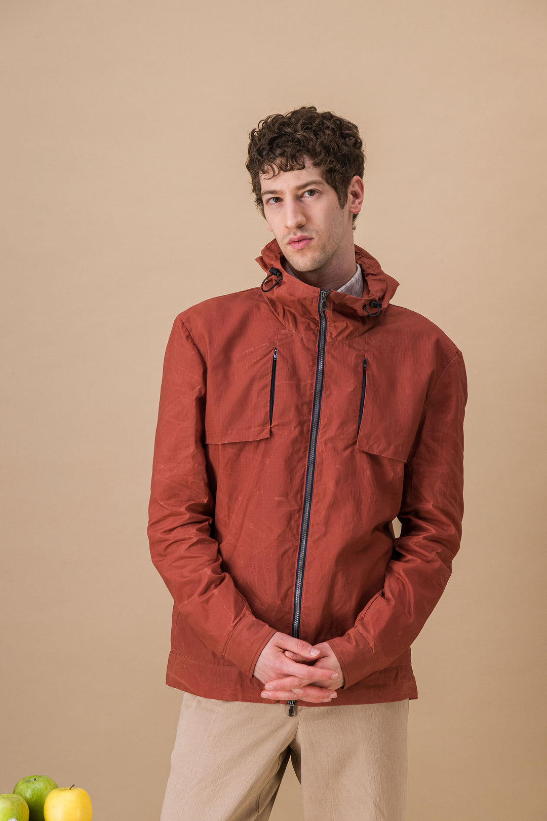 Alpinist’ waterproof jacket ocean blue