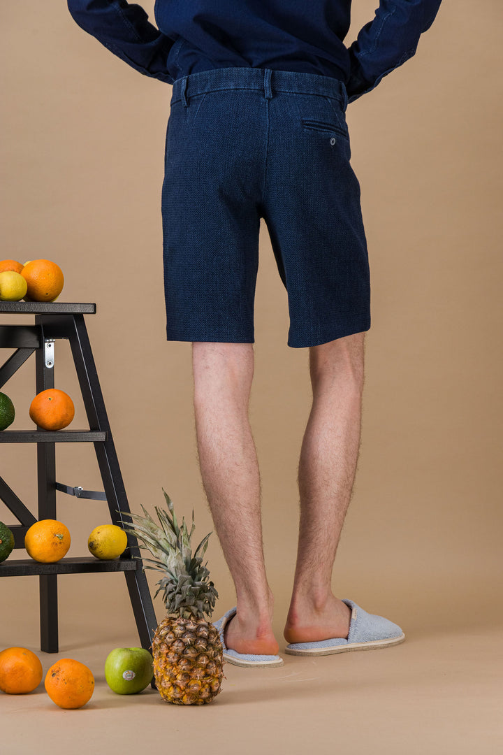 City Short denim japonais
