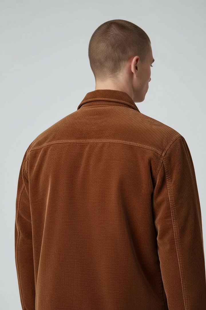 Veste Workwear velours camel